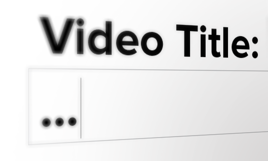 video title